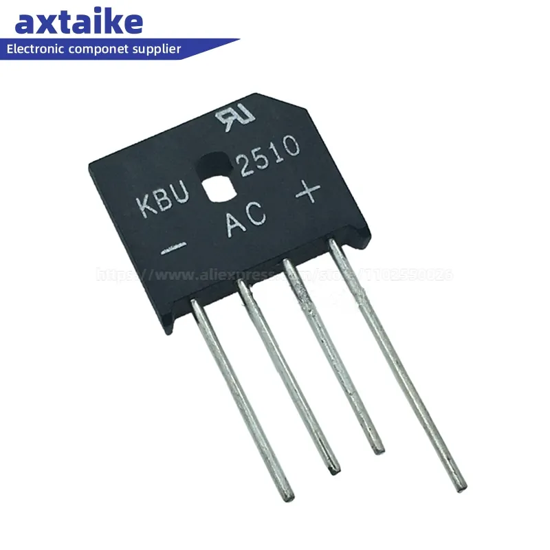 5PCS KBU808 KBU1010 KBU1510 KBU2510 KBU3510 8A 10A 15A 25A 35A 800V 1000V 1KV DIP 4pin SILICON BRIDGE RECTIFIERS