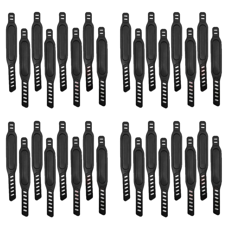 RTENTE-32PCS Exercise Bike Pedal Straps, Adjustable Pedal Straps Foot Pedal Straps For Spinning Exercise Bike Home Or Gym