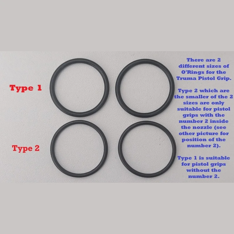 قافلة RV 4 قطعة لاستبدال Truma Ultraflow مسدس الزناد قبضة مضخة مياه 'O' خواتم عدة TR0801