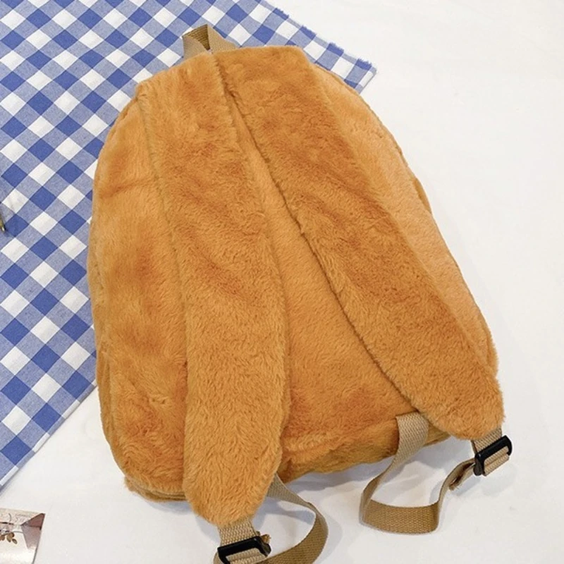 Niedlicher roter Panda-Plüsch-Rucksack, schöne Tiertasche mit großer Kapazität, beliebte Schulrucksäcke, Büchertasche, Winter, Geburtstag, bestes Geschenk