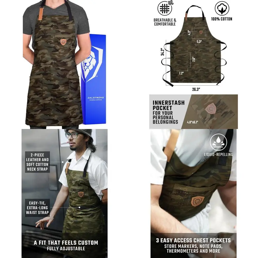 

Professional Chef's Kitchen Apron for Culinary Mastery and Enhanced Cooking Experience