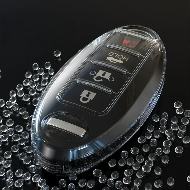 

TPU Car Key Cover for Nissan Qashqai X-Trail Versa Maxima Altima Rogue Murano Juke Tiida Infiniti FX35 QX60 Qashqai J12 Ariya