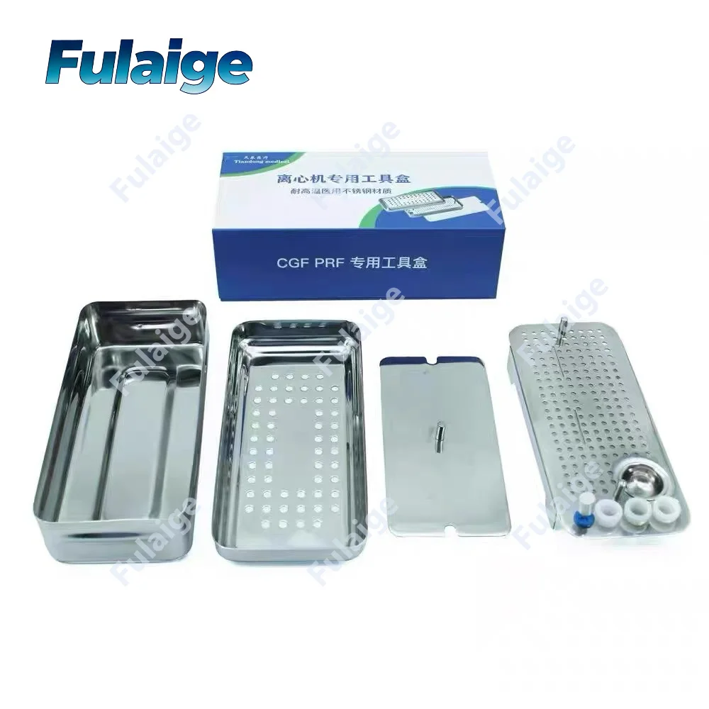 Dental PRF CGF Box PRP Centrifuge Pressure Tool Surgical Bone Membrane Kit DentistryLab Instrument Implant Plate StainlessSteel