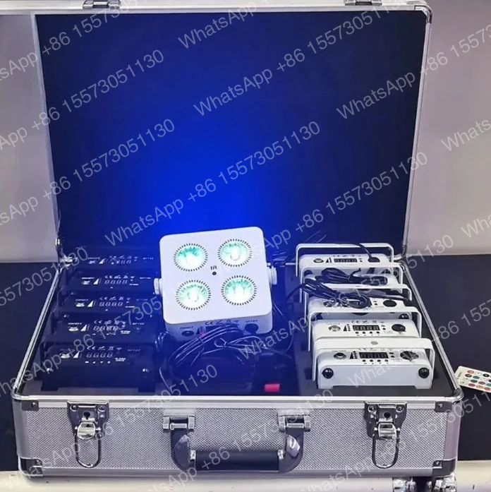 Small Wireless 4x18W LED Par Light Stage Lights with Convenient Battery Operated Feature
