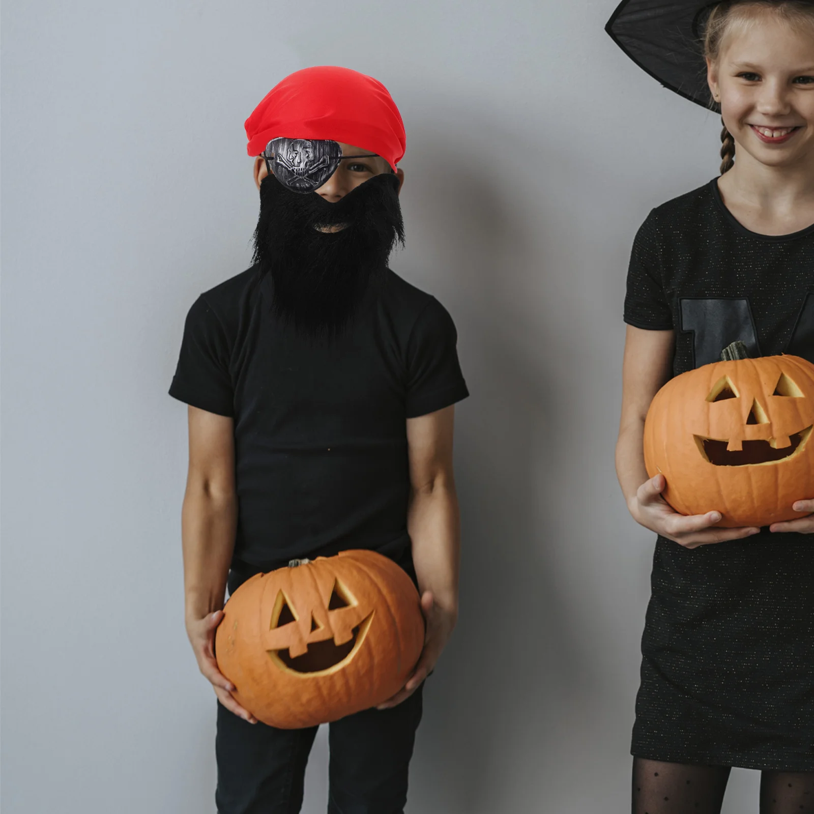 1 Zestaw Premium Piracki Strój do Przebierania, Odporny na Blaknięcie, Akcesoria do Kostiumu na Halloween, na Występy Sceniczne, Imprezy, Do Odgrywania Ról, Dekoracje