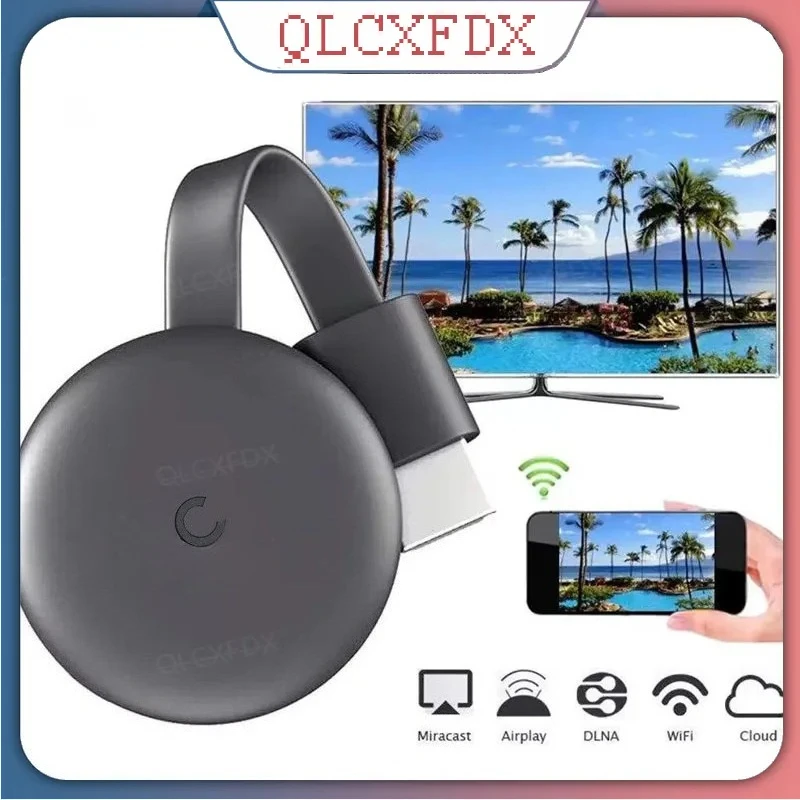 G12 جهاز استقبال للتليفزيون 1080P لشاشة العرض واي فاي دونغل استقبال HDMI متوافق مشغل الوسائط مشاركة شاشة النسخ المتطابقة ليوتيوب