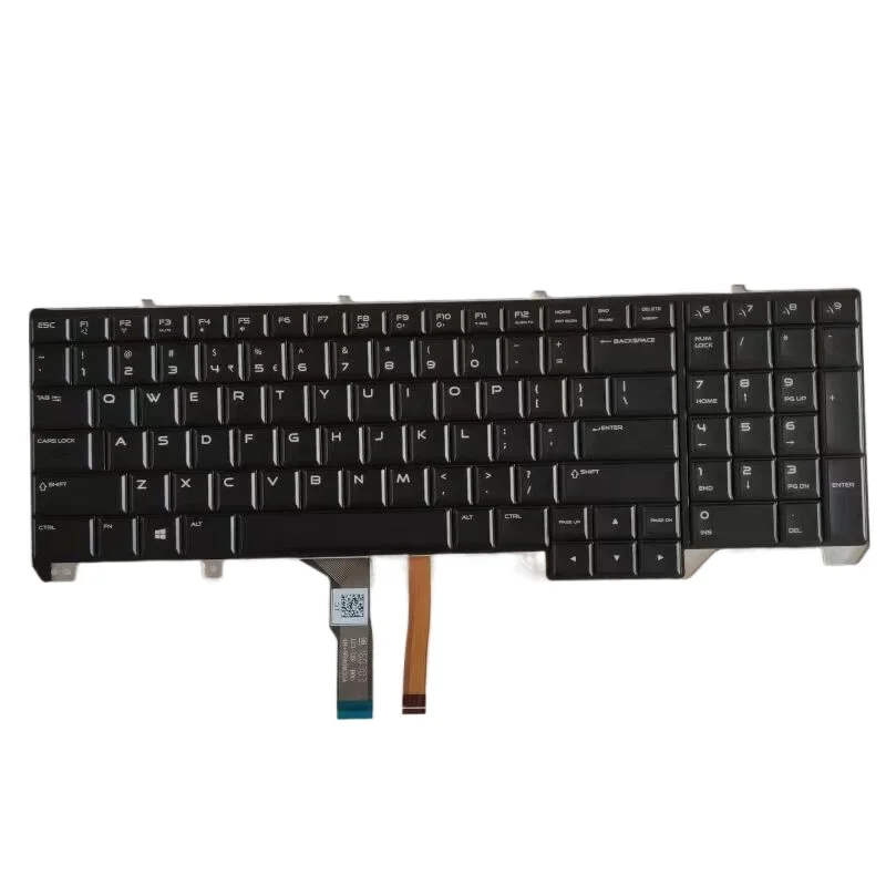 Original Laptop Parts Layout Keyboard For DELL Alienware 17 R2 R3 Backlit Keyboard PK1318F1A03 00V352 0V352
