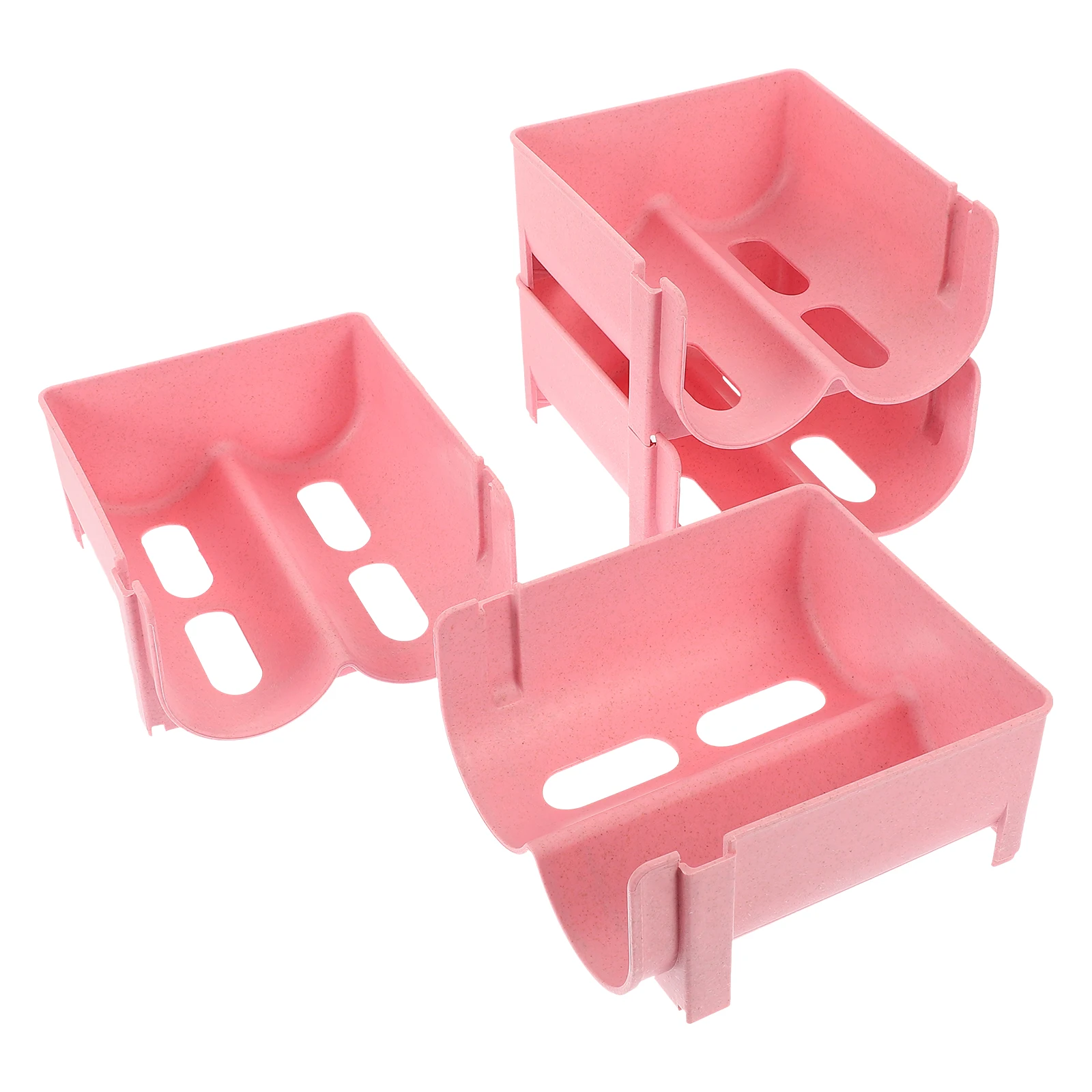 

4pcs Space Saving Wine Rack Soda Can Organizer Storage Rack Drink Holder Beer Wine Bottle Container Pantry Can