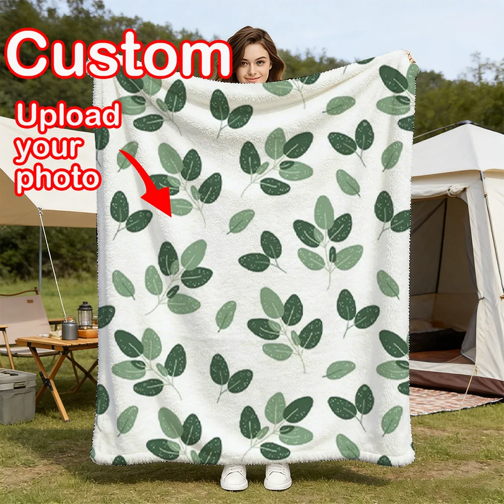 1 individuelle Outdoor-Decke, mit Ihrem Foto bedruckbar, aus kältebeständigem und verschleißfestem Material, robust und langlebig, nicht leicht reißbar, hautfreundlich und weich im Griff, faltbares