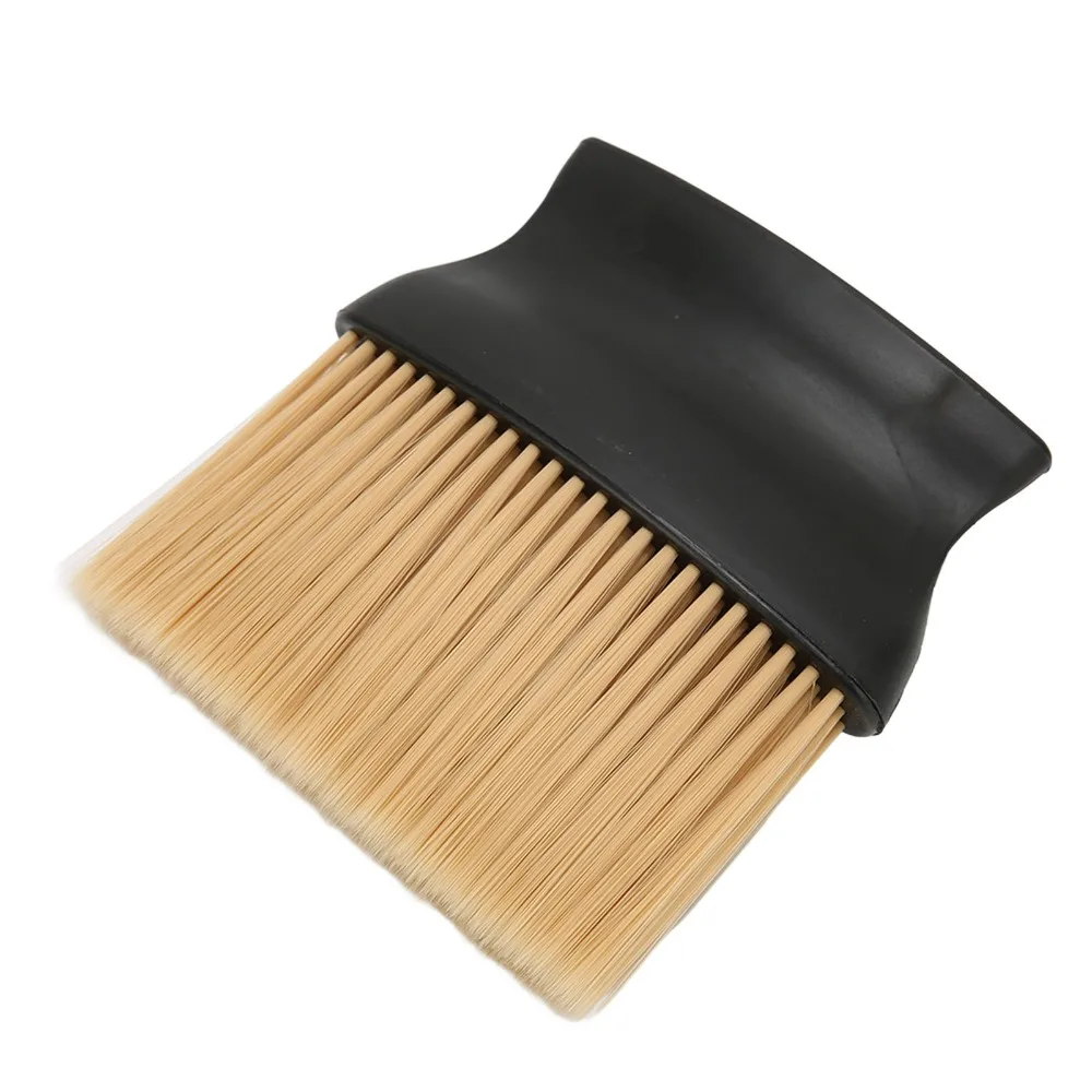

Ergonomic Handle Neck Duster Brush ABS Handle Soft Nylon Hairs Barber Neck Duster Soft Durable Barber Duster Tool