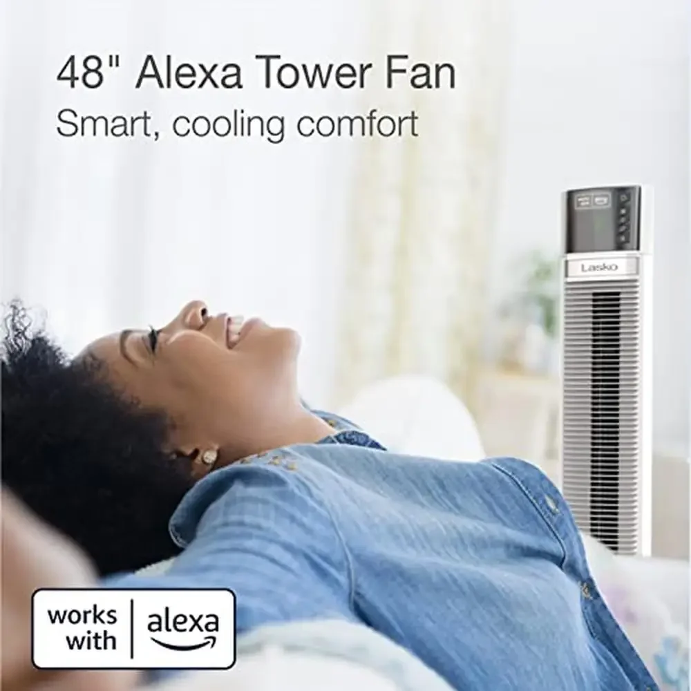 Voice Controlled Tower Fan 48