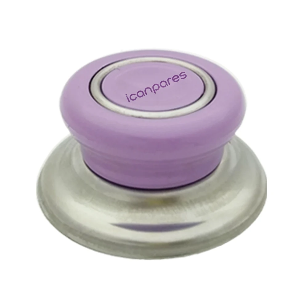 Universal Cookware Sahan Pan Glass Cover With Steam Hole Cover 20 cm and Lilac Holding Topping