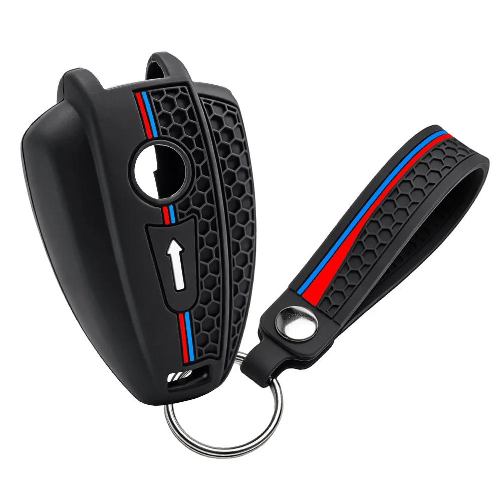 Silicone Motorcycle Key Cover Case Fob For BMW R 18 Classic 100 Years R18B R18 B R18 R18B R18TC R1 Keychain Accessories