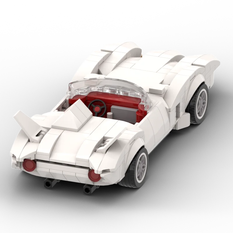 320 Stück Automodell Moc Speed Champion Mach 5 Kreatives Puzzle Baustein Geschenk für Kinder
