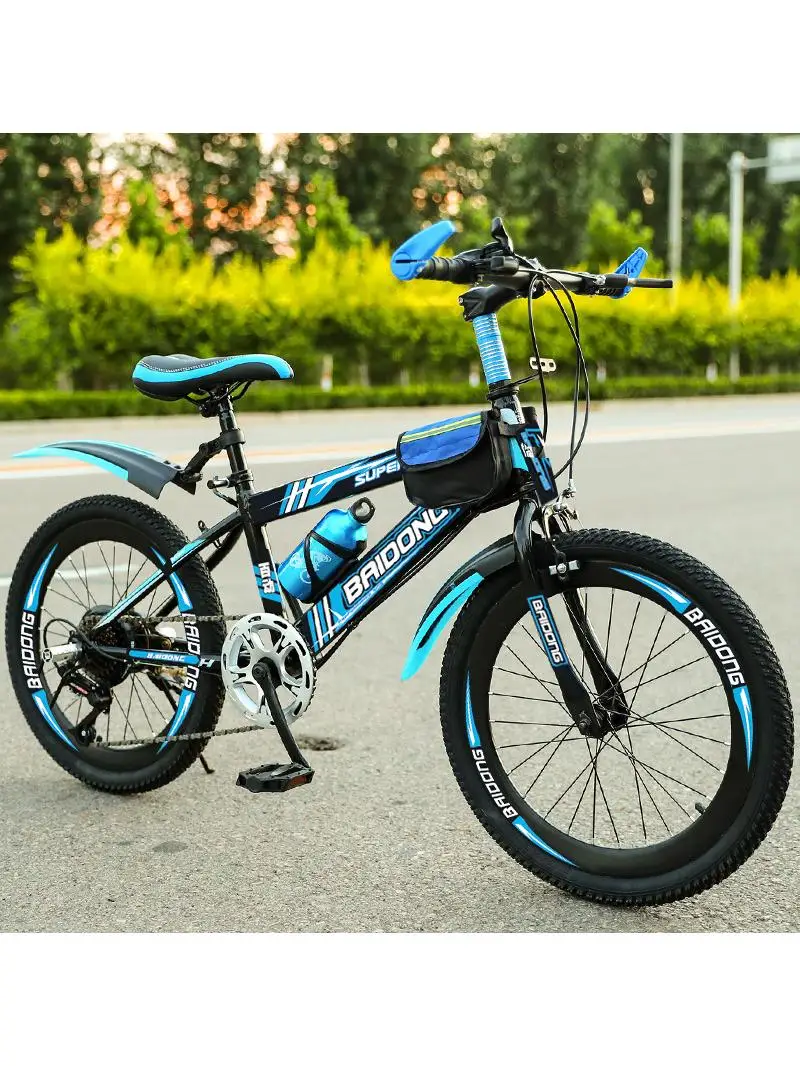 AliExpress NONE Mountain bike 20 student bike 24 inch bike 8-15 year old student children's Bicycle variable speed Bicycle