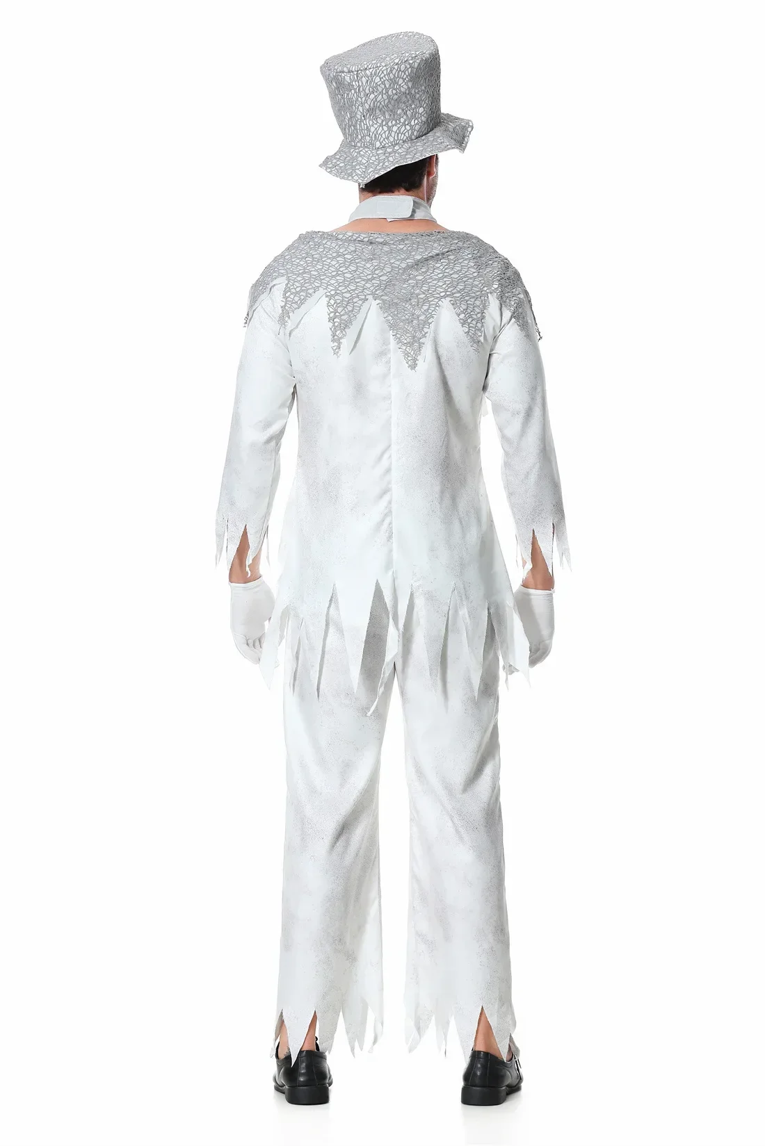 Halloween Cosplay Ghost Groom Adult Horror Zombie Costume