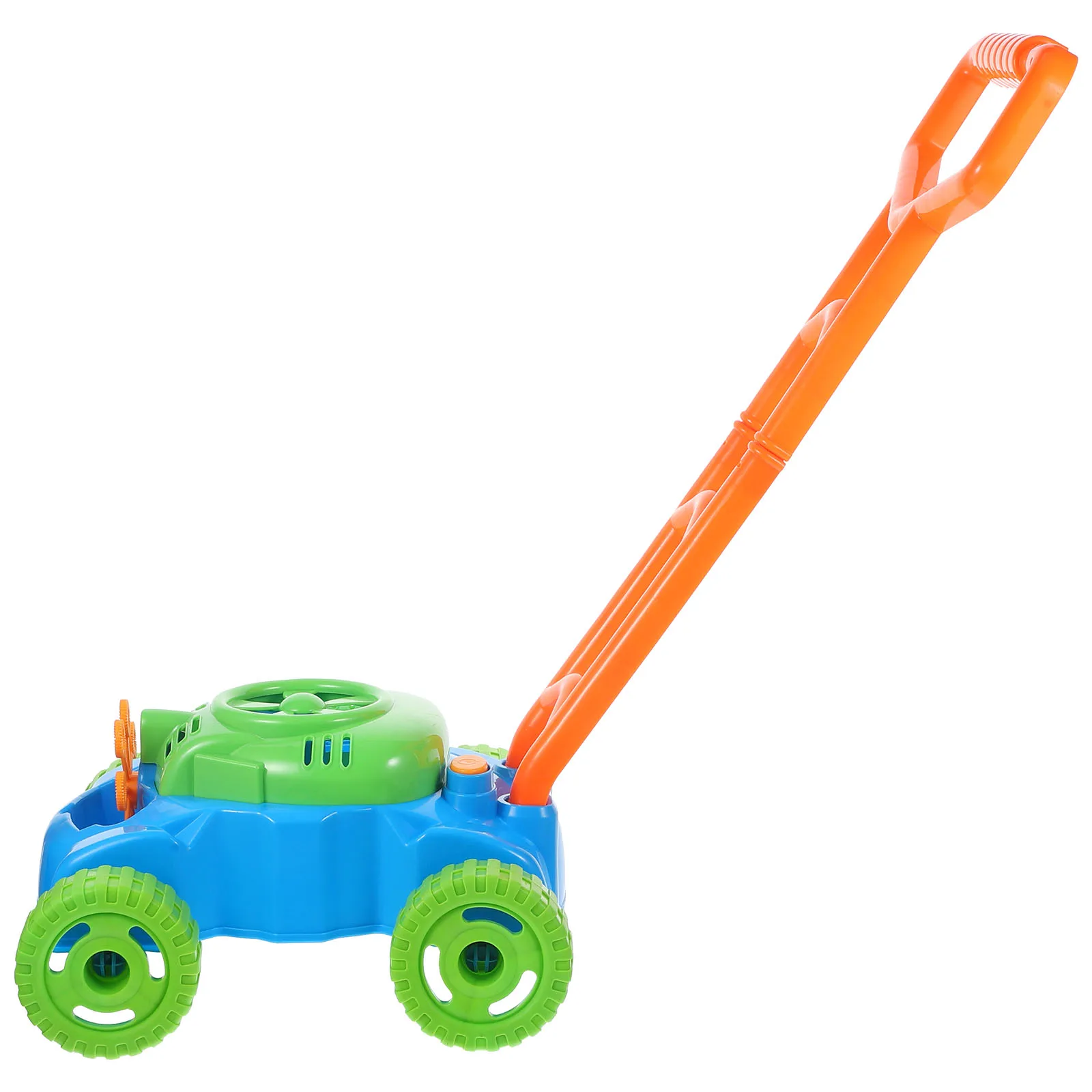 Cortacésped de burbujas para niños, máquina sopladora, juegos de césped, juguetes de empuje al aire libre, regalos, máquina de burbujas automática segura y colorida, brillante, 1 ud.