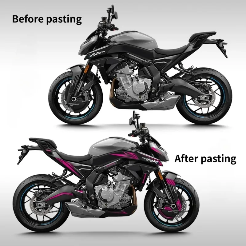 For 25 CFMOTO 675NK Motorcycle Stickers Custom Decorative Stickers and Modification Accessories Motorcycle Decals and Stickers