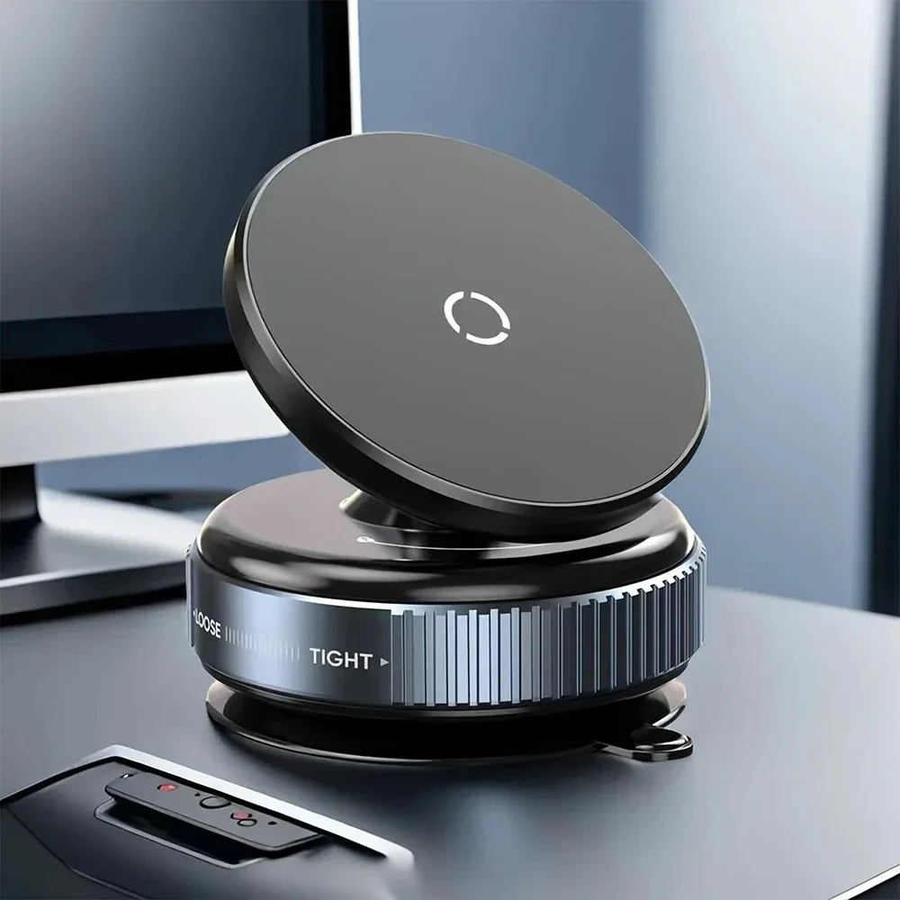 

Multi-functional Magnetic Phone Holder Car Mount with Vacuum Suction Cup Hands-Free for Gym Mirror Smooth Surfaces