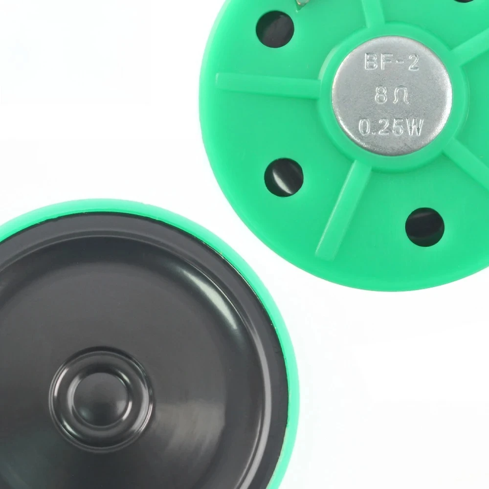 5 قطعة 40 مللي متر 0.25 واط مكبر الصوت 8 أوم 16 أوم 0.25 واط مكبر صوت صغير علبة بلاستيكية المغناطيس الداخلي لعبة سيارة القرن DIY بها بنفسك