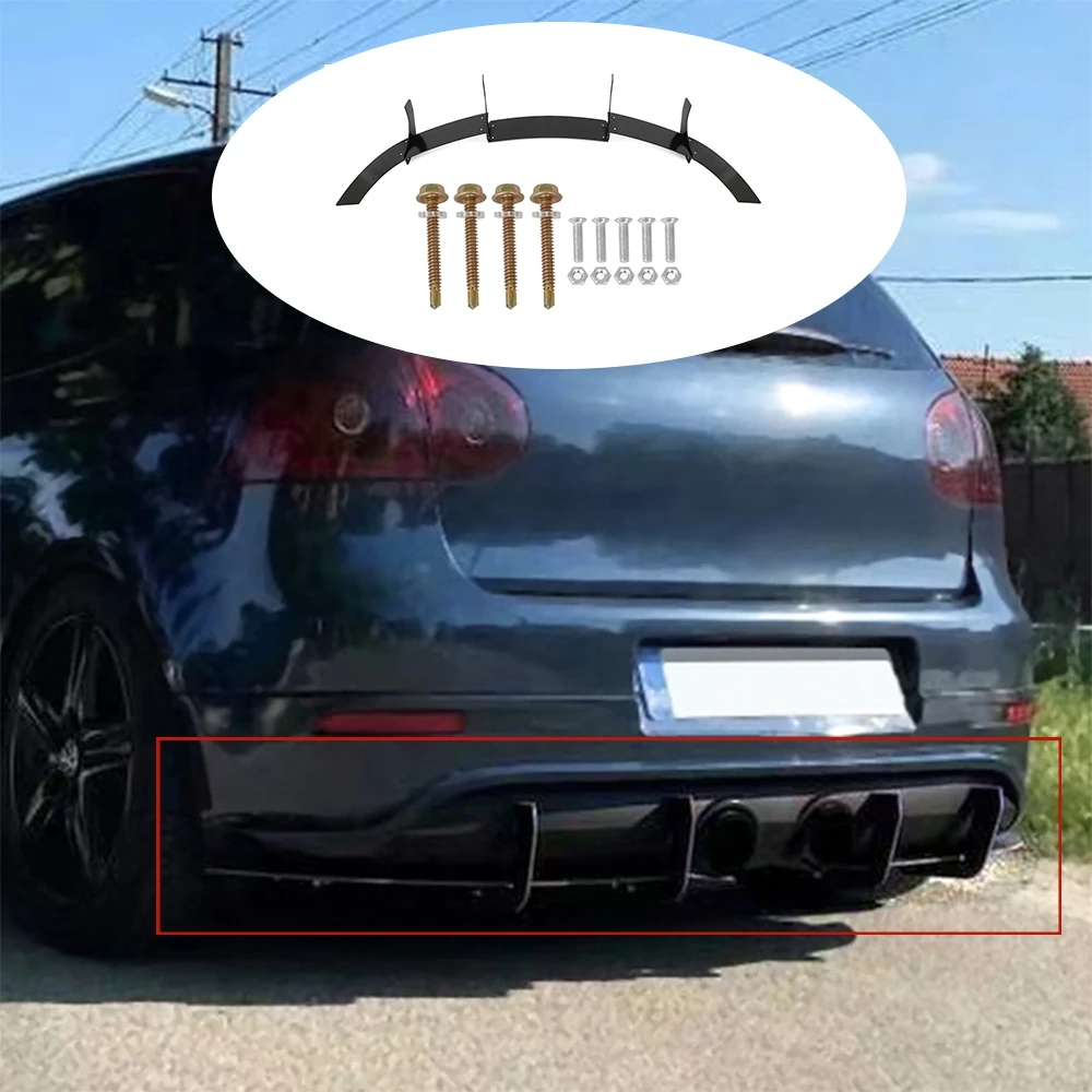 

For VW Golf 5 MK5 R32 2006-2009 Auto Accessories Decoration Rear Bumper Lip Diffuser Spoiler Splitter Protector Car Styling Part