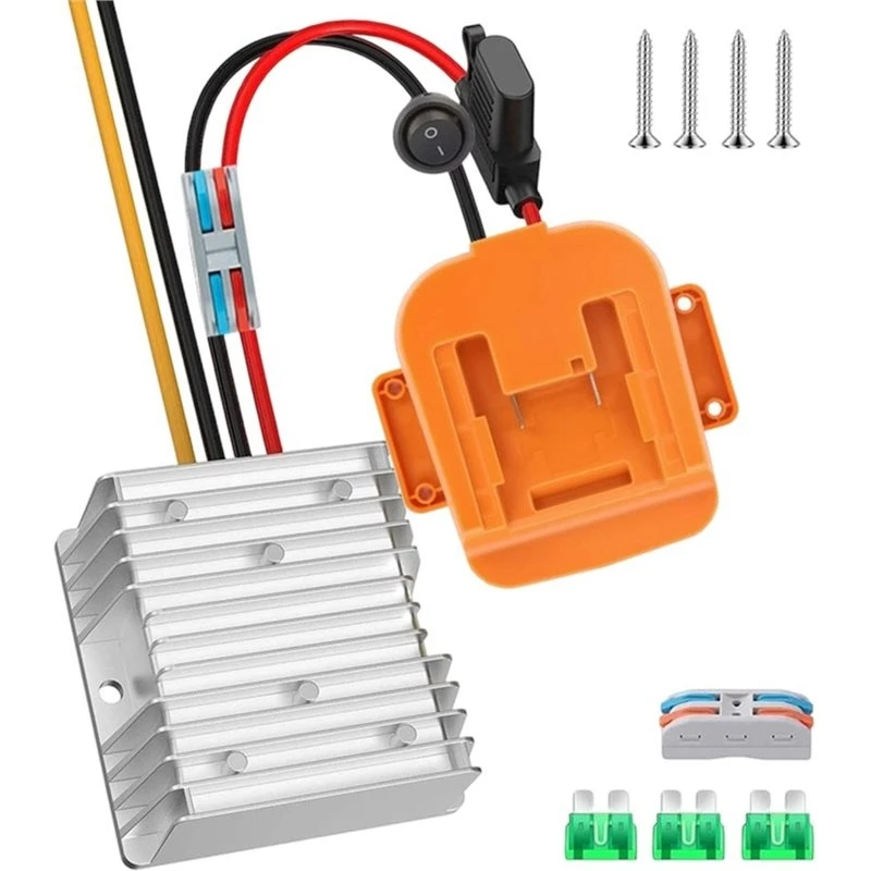 Y45A-Inverter Buck Converter 20V-12V 20A 240W For Einhell Battery Power Wheel Battery Adapter Step-Down Converter 20V To 12V