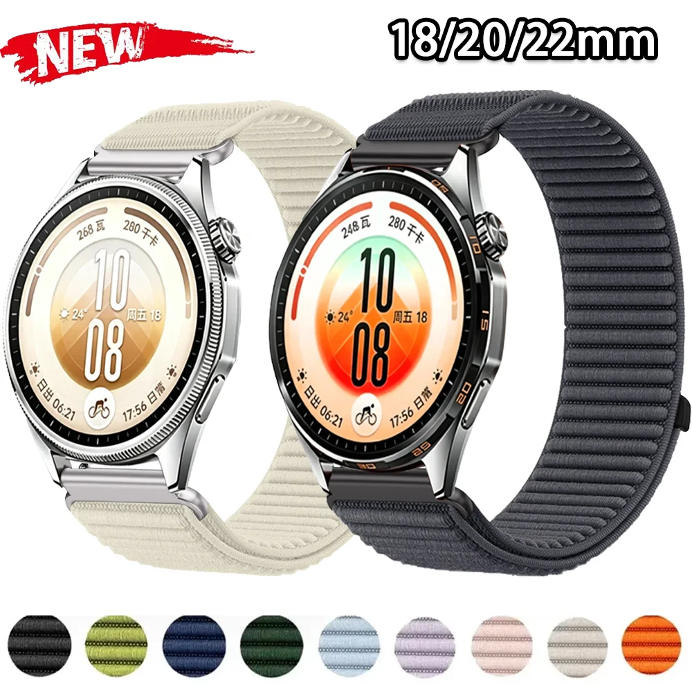 18/20/22mm Nylon-Armband für Huawei Watch GT7-6-5-4 46mm 41mm GT7-GT6 Pro Armband Huawei Watch Ultimate 2/GT Runner 2 Armband