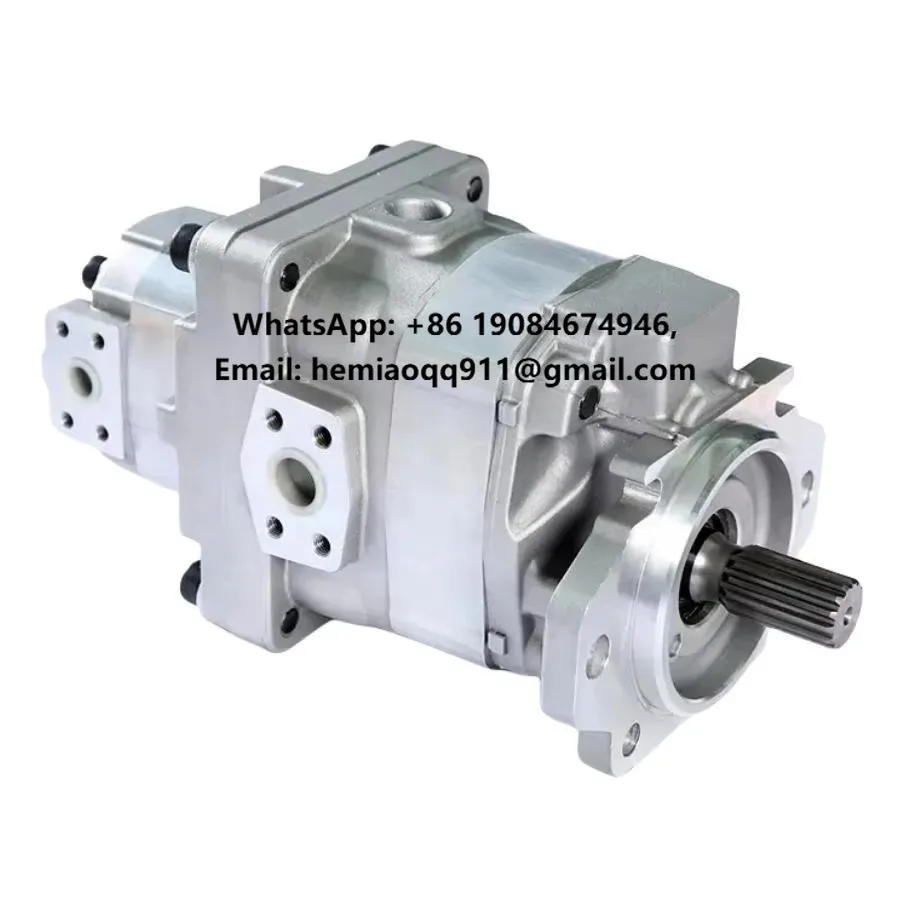 

Hydraulic Gear Pump 705-52-31230 Double Pump for Komatsu Wheel Loader WA500-6