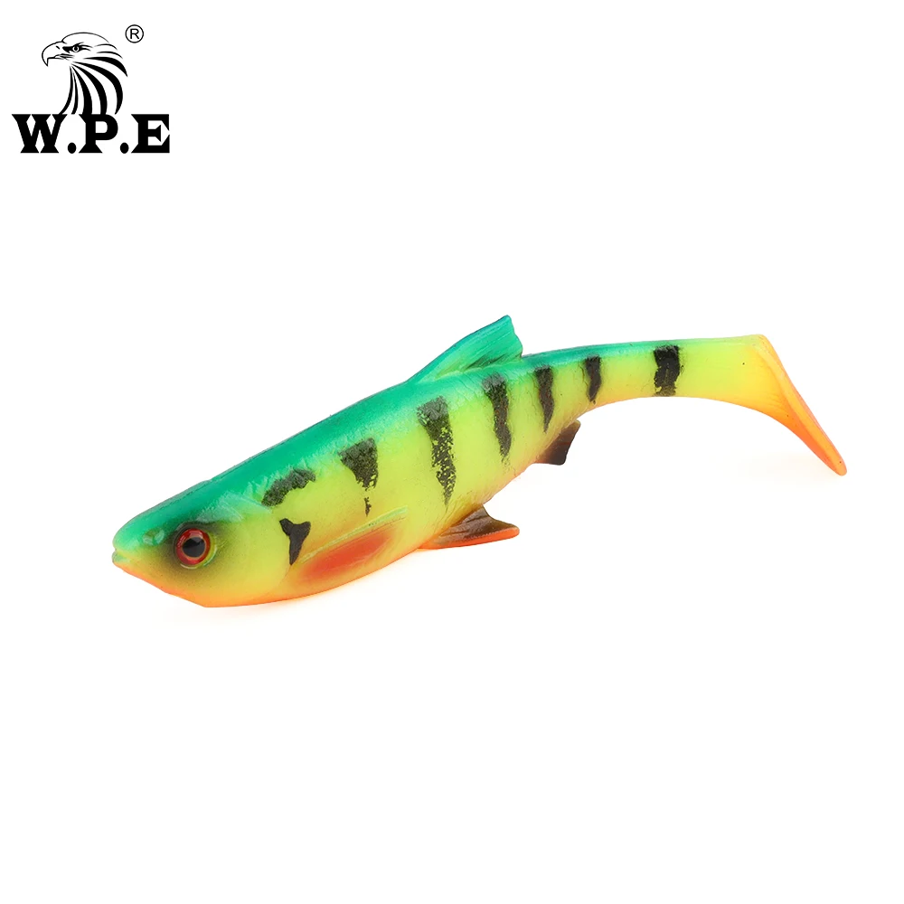 W.P.E Soft Lure Soft Silicone Lures 9cm 13cm 18cm Artificial Soft Lures Baits  T Tail Wobblers Leurre Souple Fishing Equipment