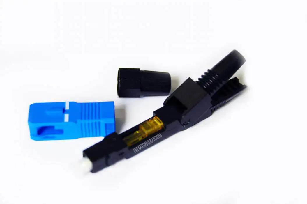 

FTTH Embedded SC Fiber Optic Cold Splice Drop Cable Fiber Optic Quick Connector, Telecom Grade, 100 Pieces Per Pack