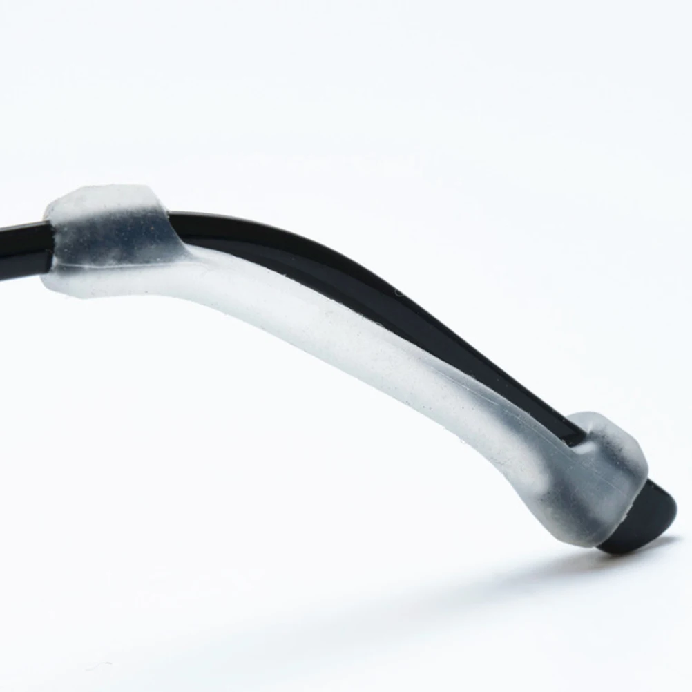 4 Pairs Sport Anti-slip Leg Foot Cover Glasses Silicone Ear Hooks Anti-skid Cushion Sleeves