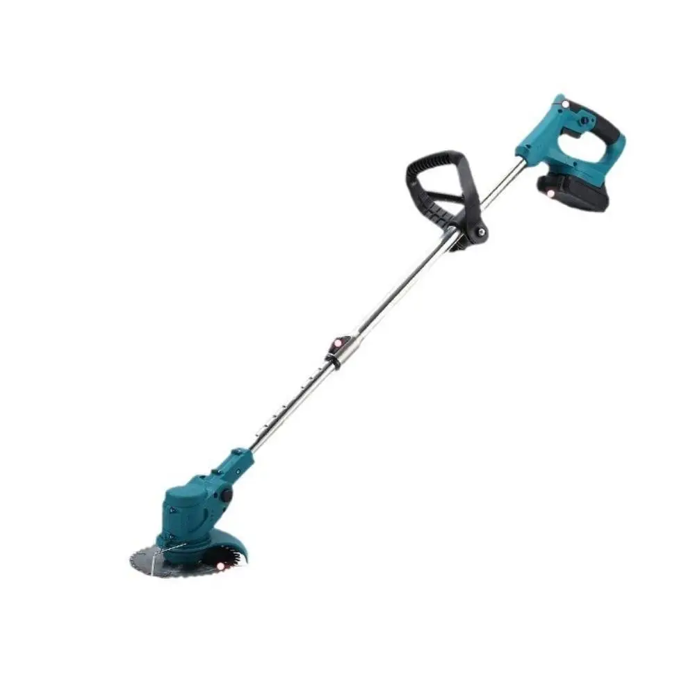 Lithium Battery Electric String Trimmer Foldable Design Self Propelled Cordless Grass Cutter Adjustable Height Turn Metal