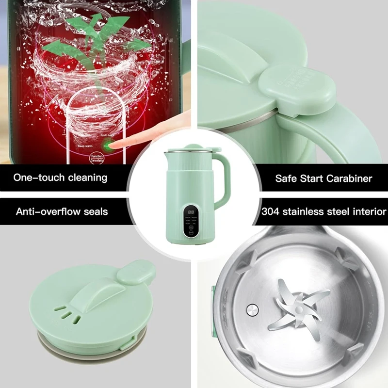 AD24-موزع حليب الصويا الكهربائية آلة كسر الجدار لحليب النباتات محلية الصنع، حليب الشوفان، صانع حليب الصويا