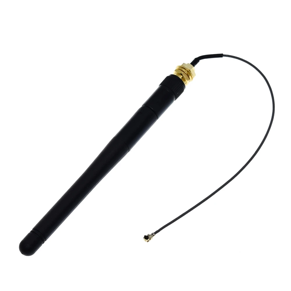 DIYTZT 2.4GHz 3dBi WiFi 2.4G Aerial Antenna,Male Wireless Router + 17cm PCI U.FL IPX to SMA ESP8266 ESP32 Male Pigtail Cable image 4