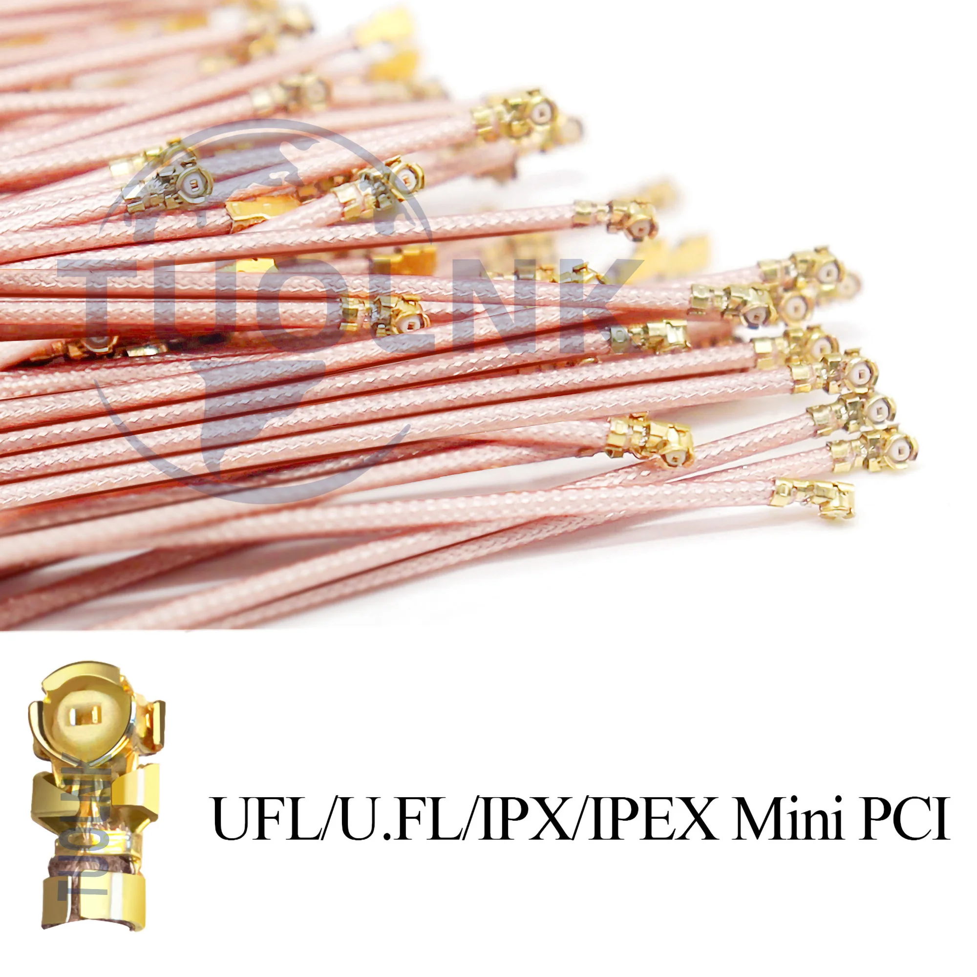 100pcs/lot U.FL IPX Female to SMA Female Connector Antenna RG178 WiFi Pigtail Extension Cable ufl Mini PCI Low loss Jumper