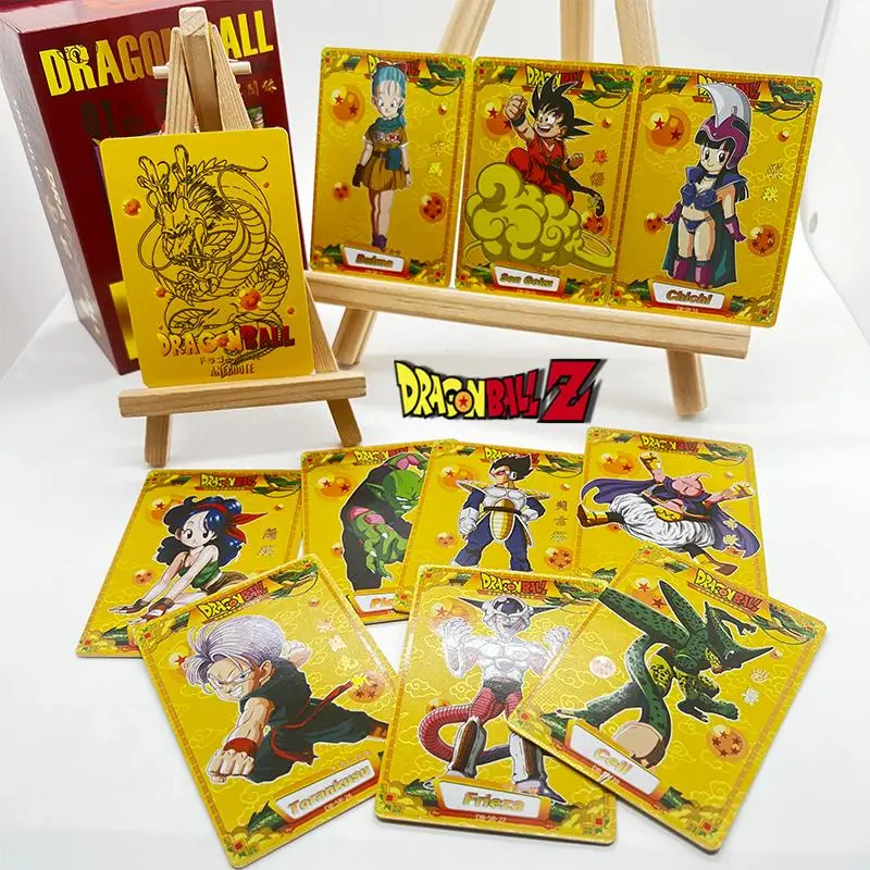 

Dragon Ball Funny and creative SR card Son Goku Chichi Bulma Torankusu Android 17 boy Toy collection Birthday Christmas gifts