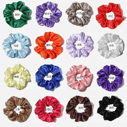 1pc Headwear Rainbow Solid Color Hairr Scrunchies Elastic Hair Bands Women Hair Ties Girls Hairs Rubber Ponytail Accessories