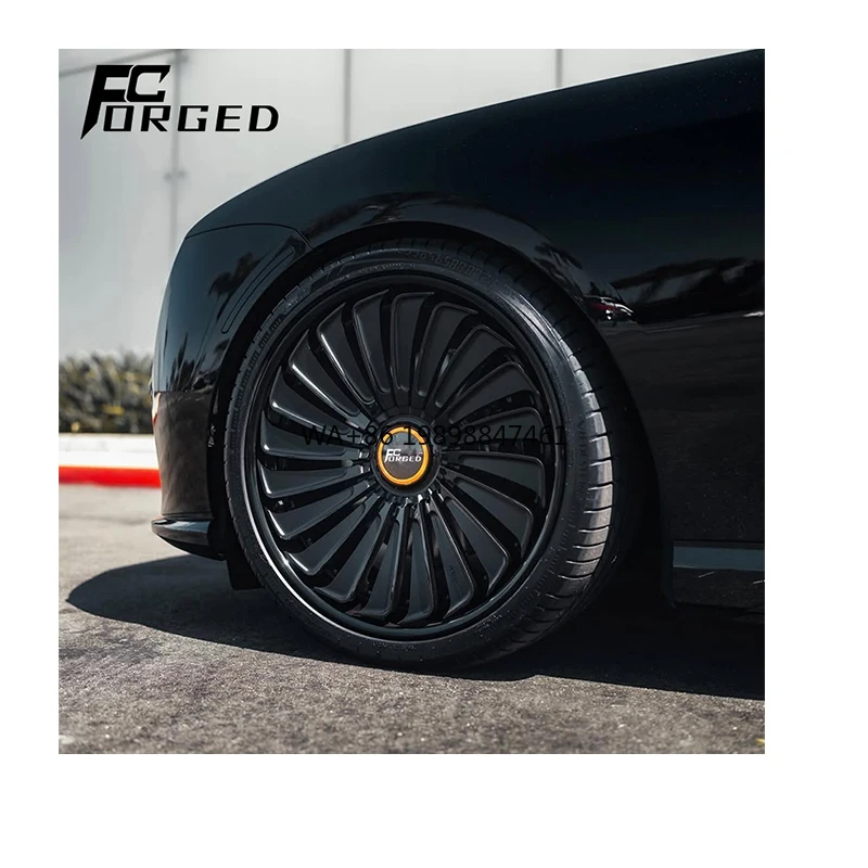 

5x114.3 5x120 5x108 Forged Wheels Black Finish Alloy Wheels High Performance Car Wheels for Luxury Car Modification Racing