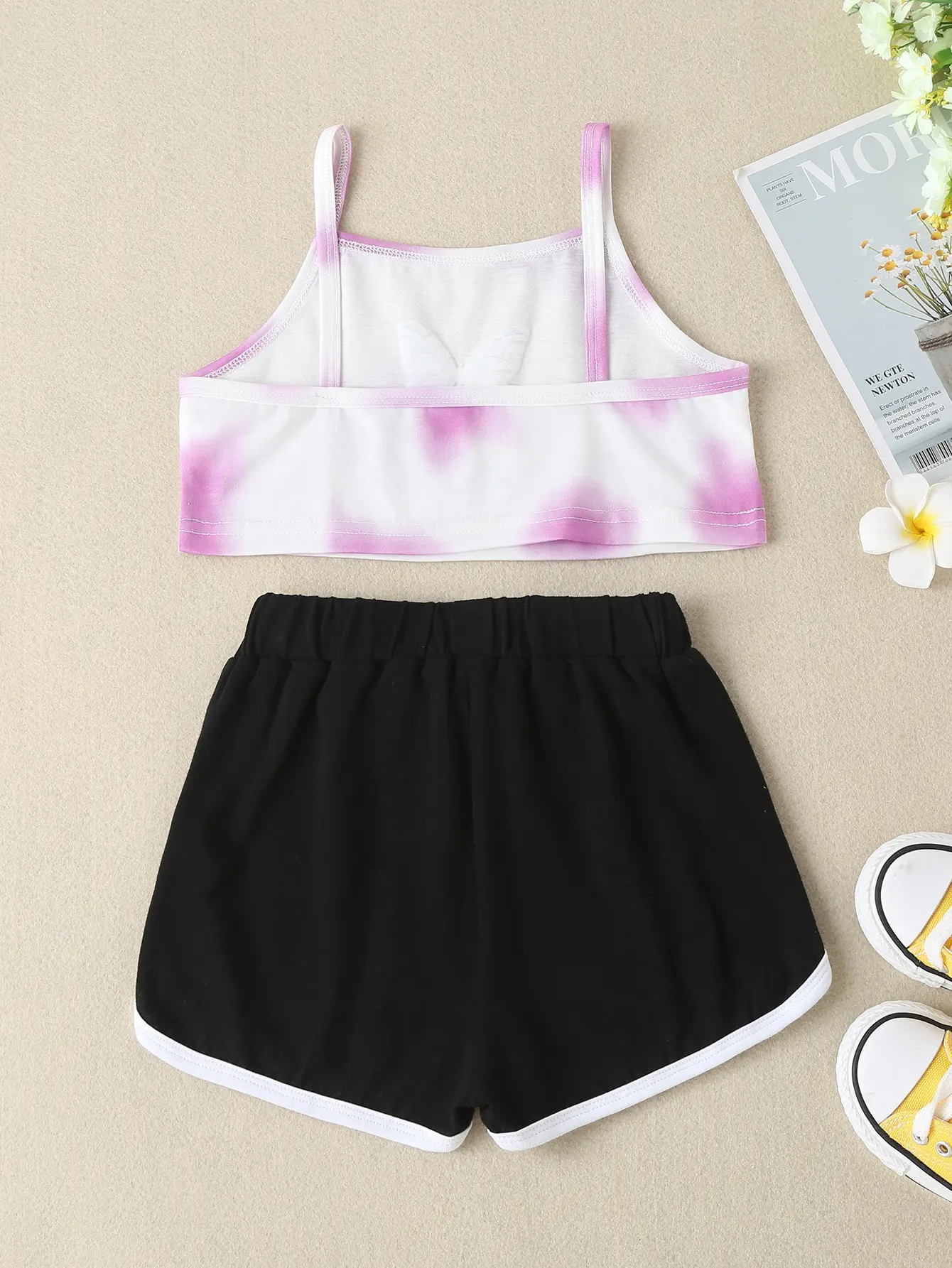 Butterfly Cami Top & Short Terno For Kids Girl 3-7 Years Old image 3