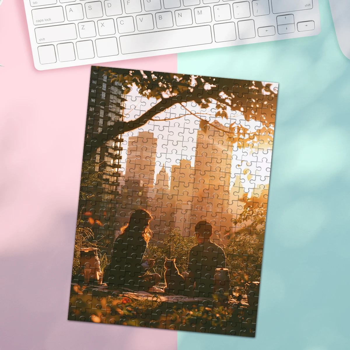 35/300/500/1000pcs Personalized Custom Photo Puzzle couple photos Customize Your Puzzle To Create An One-Of-A-Kind Present.