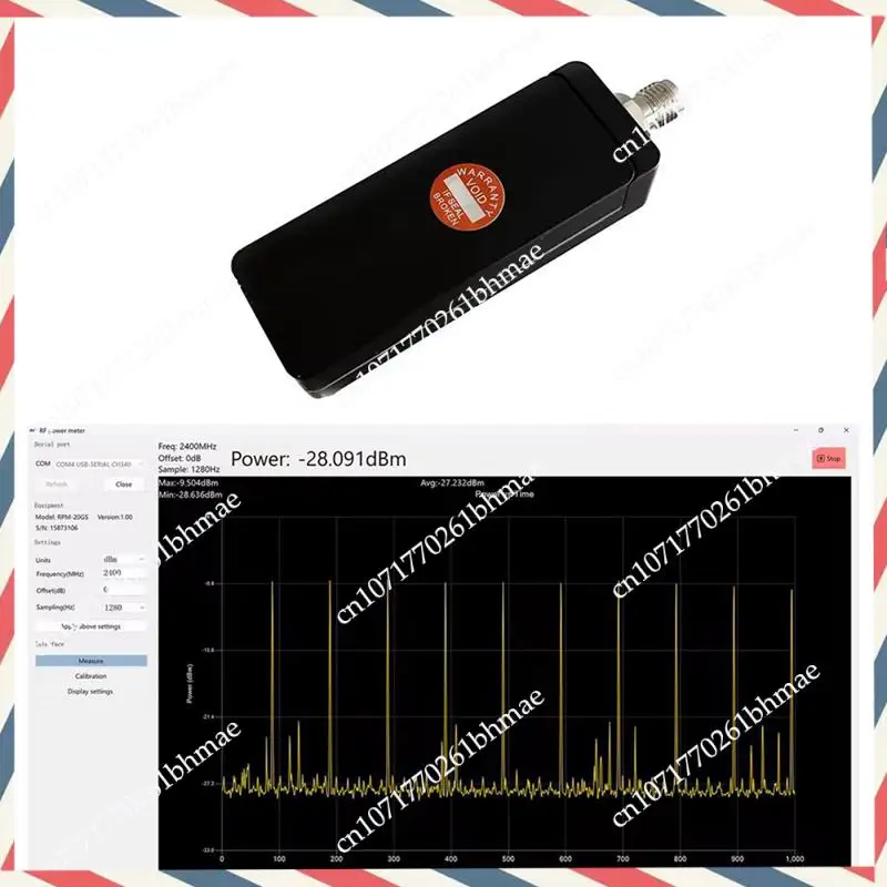 -A21Z 10M-20Ghz USB RMS RF Power Meter High-Precision RF  For Ham Radio Amplifier UAV Drone Calibration