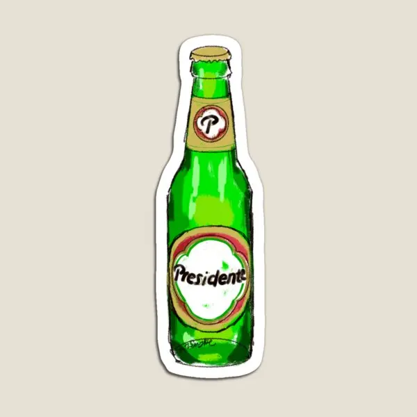 Presidente Beer Dominican Beer Dominic  Magnet Kids Cute Holder Funny for Fridge Organizer Toy Stickers Children  Magnetic Home