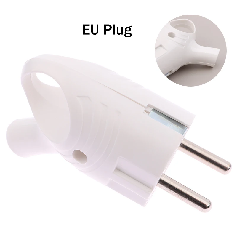 Interruptores de Tomada Elétrica Plugue Europeu Branco com Interruptores de Aterramento Plugue Industrial Portátil 1pc 2p Plus e 16a ue