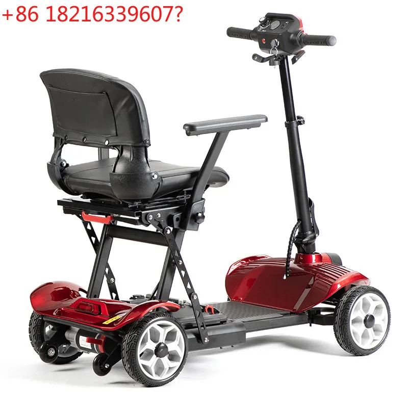 

Foldable ultra-light aluminum alloy elderly electric scooter