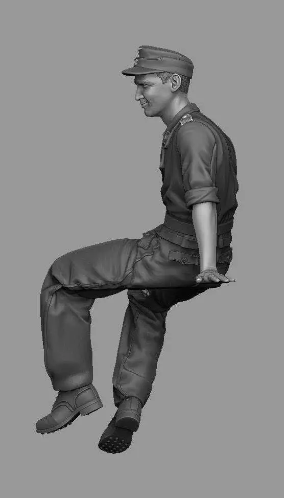 1/35  Resin Model Figure GK， Unassembled and unpainted kit image 4