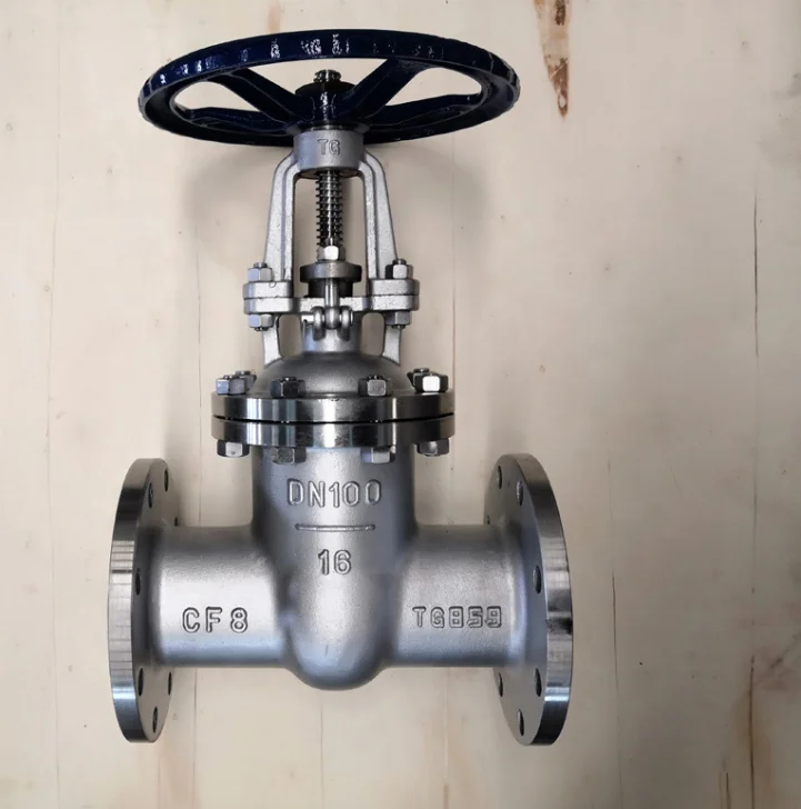 Stainless Steel CF8M Rising Stem 4 Inch Gate Valve For Water