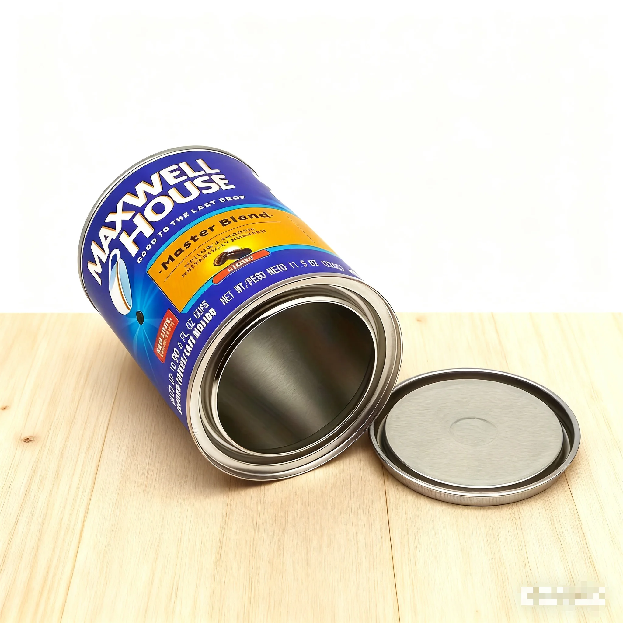 1 قطعة علبة مخبأة آمنة لتحويل القهوة ماكسويل مع حقيبة مقاومة للرائحة للطعام مع حجرة مخفية للمفاتيح والنقود والأشياء الثمينة