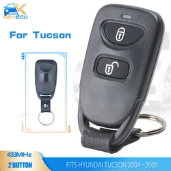 KEYECU muslimfor Hyundai Tucson 2004 2005 2006 2007 2008 2009 telecomando portachiavi 2 pulsanti 433MHz