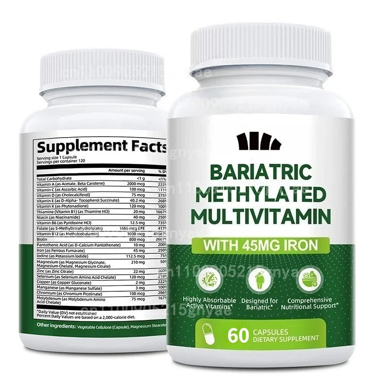 

Liposomal Multivitamins - Supports Cardiovascular & Nervous Systems - for Men & Women - 60 Vegetarian Capsules