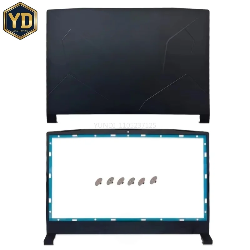 YD New Laptop Back LCD Cover Top Case/ LCD Front Bezel/ LCD Hinges For Bravo 15 MS-158K Katana GF66 11UE 11UG MS-1581 15.6